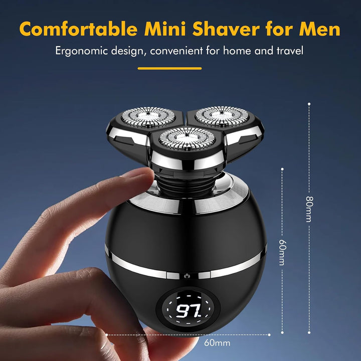 Electric Razor for Men, 2025 Upgrade Electric Shavers, Cordless Rechargeable 3D Shaver for Men, Wet/Dry Mens Shaver, Waterproof Electric Razor Grooming Kit