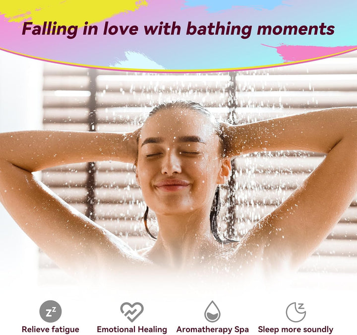 Shower Steamers Aromatherapy for Women and Men,8 Pack Pure Essential Oil Shower Bombs for Home Spa,Lingering Intense Aroma, Soothing Stress Relief,Body&Soul Relaxing Bath Bombs