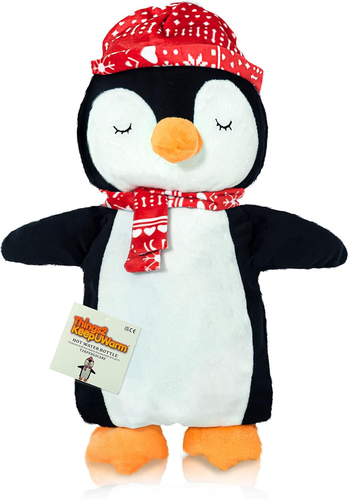 Cute Plush and Cuddly Animal Hot Water Bottles (Blue Llama)