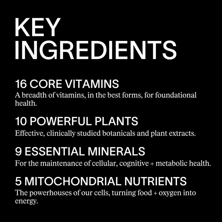 Advanced Multi Nutrient - High-Potency Daily Multivitamin with Activated B Vitamins, Magnesium, Zinc & Antioxidants - Vegan, Gluten-Free, 60 Capsules