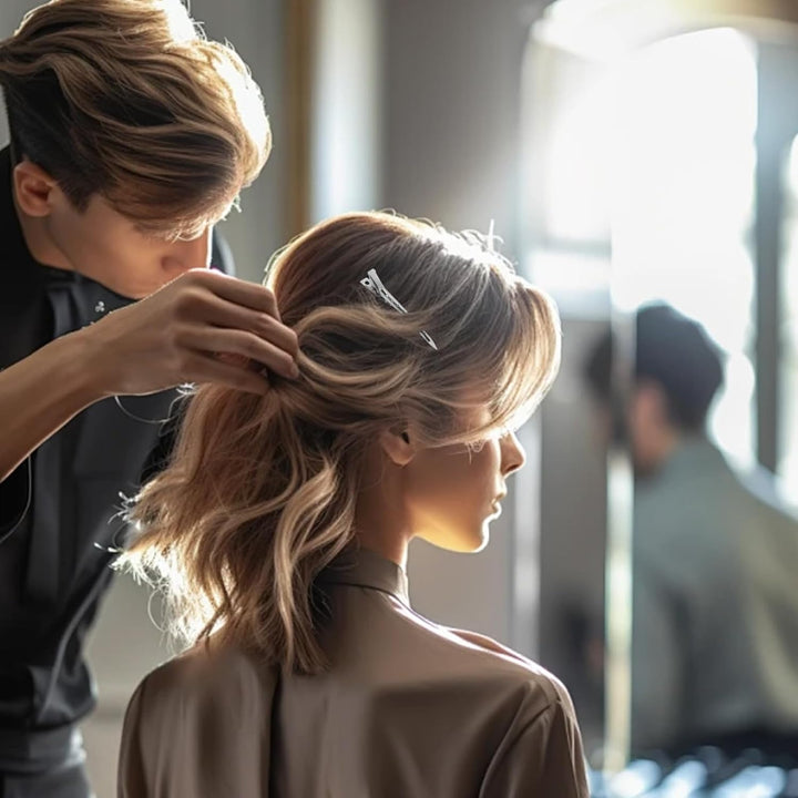 36 X Hair Clips for Styling, 3.5" Duck Bill Clips, Pin Curl Metal Sectioning Rollers, Long Roller Styling Alligator Hairdressing