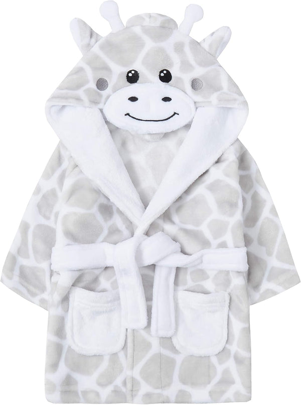 STC Stores Babies Novelty Grey Giraffe Dressing Gown/Robe