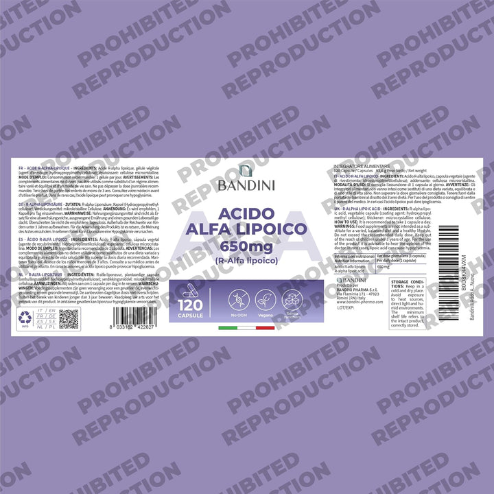 ® Alpha Lipoic Acid 650Mg | 120 High Strength ALA Vegan Capsules | 4 Month Supply | Alpha-Lipoic Acid Powerful Antioxidant | Maximum Absorption Aminoacid Supplement | No Synthetic Binders