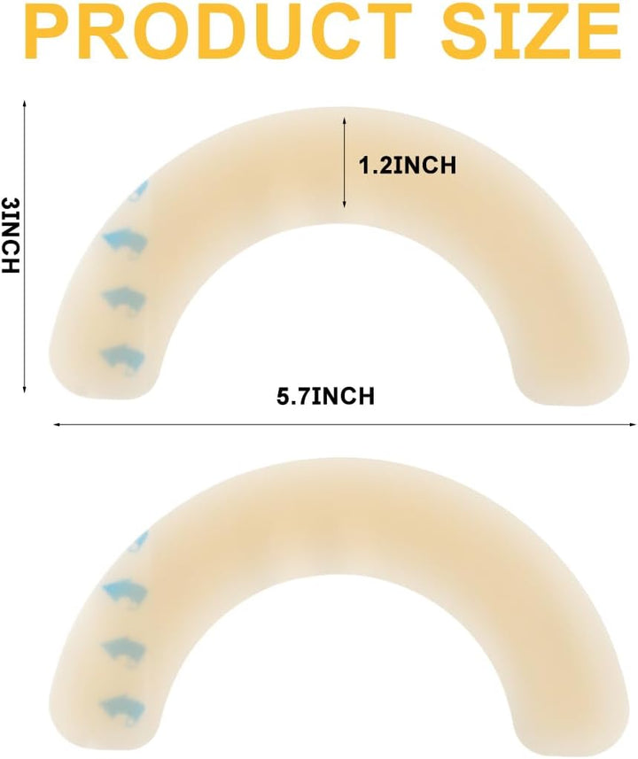 Ostomy Bag Barrier Strip Pack of 10 Ostomy Barrier Tapes Elastic Barrier Strips Sensitive Tape Waterproof Ostomy Supplies Ostomy Barrier Strips Covers for Stoma Bag