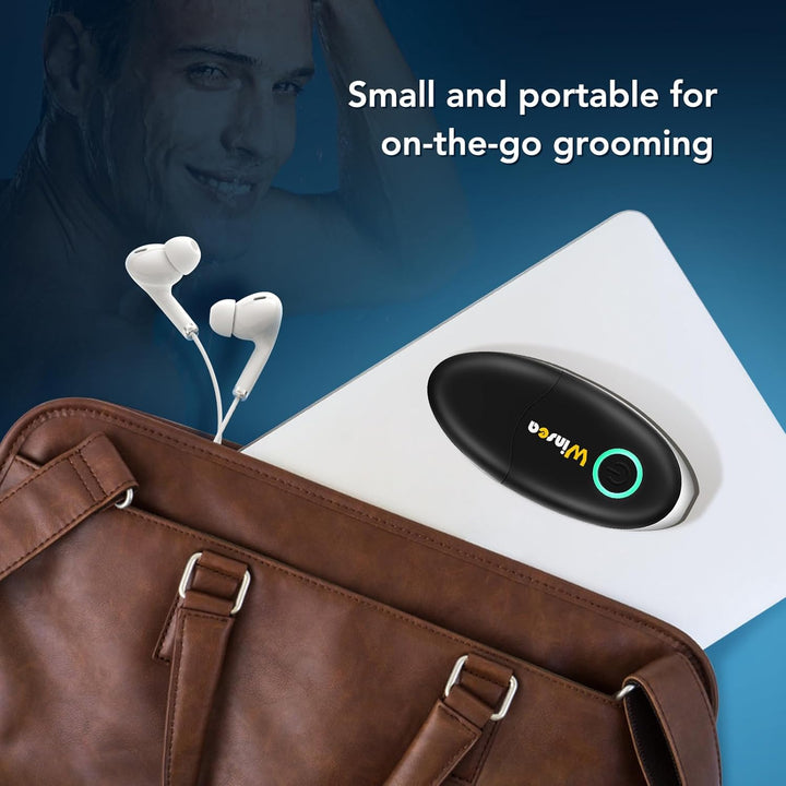 Ear and Nose Hair Trimmer for Men and Women – Travel Trimmer, High-Precision Nose Shaver, USB Rechargeable, Waterproof, Safe & Quiet Operation, Portable Ear Hair Remover Design