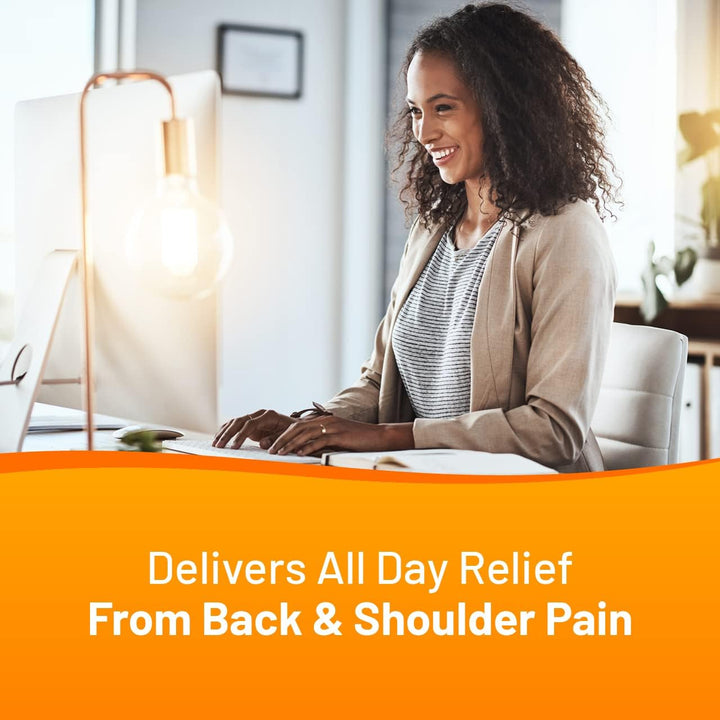 Back and Shoulder Pain Heat Patch | 10 Patches | Targeted Pain Relief | Pain Relief up to 24H | Penetrating Heat Action