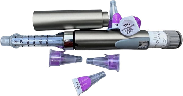 Reusable Peptide Pen Kit – Best Adjustable Peptide Pen in the UK | Refillable 3Ml Cartridge, Precision Dosing, Eco-Friendly Design, Fast UK Delivery