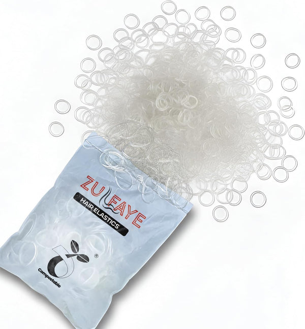 250X Elastic Hair Bands, Clear Hair Elastic Bands, Small Hair Bands, Hair Accessories for Women for Styling, Arts and Crafts