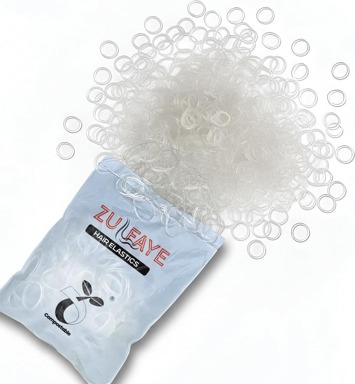 250X Elastic Hair Bands, Clear Hair Elastic Bands, Small Hair Bands, Hair Accessories for Women for Styling, Arts and Crafts