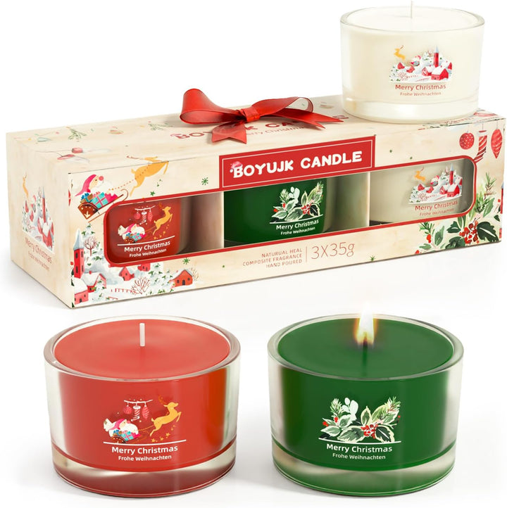 Candles Gifts for Women | Scented Candles Gift Set for Anxiety | 3 Scented Filled Votive Candles | Relaxation Gifts for Women