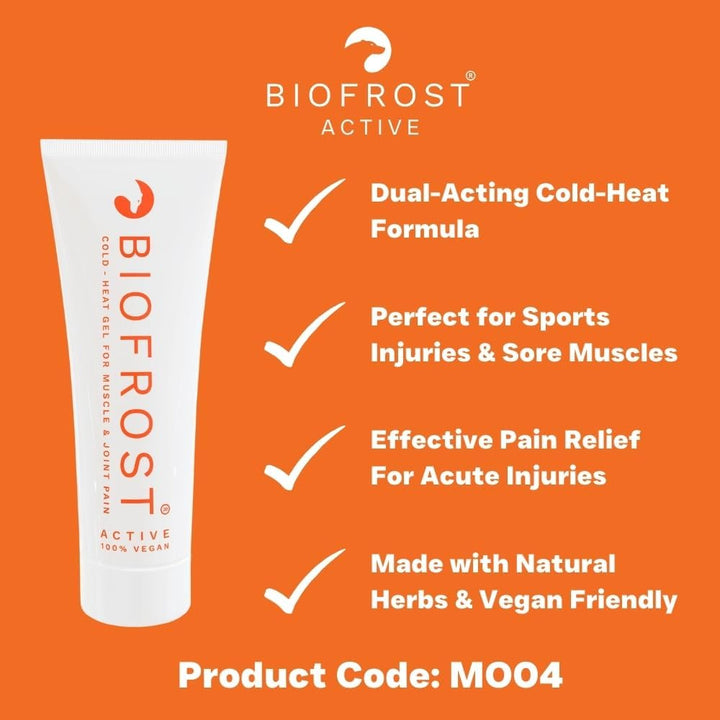 Active | Effective Pain Relief | Dual-Action Cool Heat Gel | Perfect for Releasing Muscle Tension & Promoting Body Relaxation | Anti-Inflammatory | 100Ml Bottle