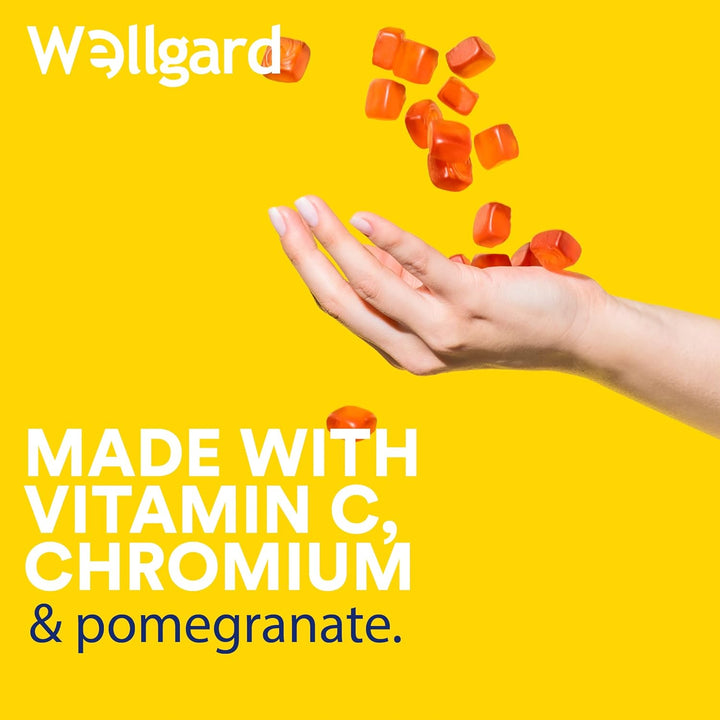 Vegan Apple Cider Vinegar Gummies, Gold Standard 1000Mg ACV Gummies with Vitamin C, Chromium and Pomegranate, Non-Gmo, Gluten-Free & Gelatine-Free