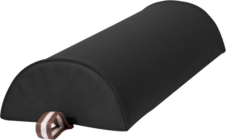 Half round Half Moon Support Bolster, 15 Cm, Black