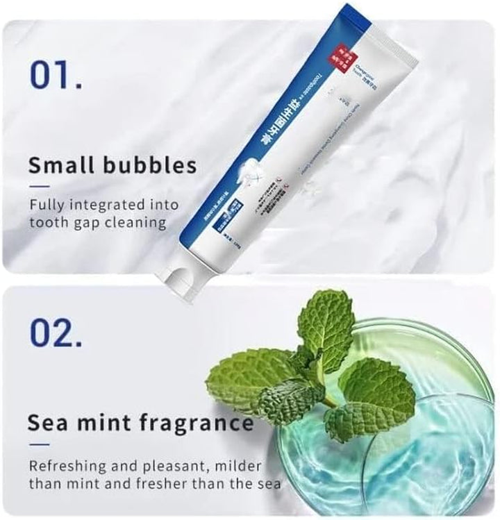 Probiotic Toothpaste, Probiotic Whitening Toothpaste, Protects Tooth Enamel, Freshens Breath, Fluoride-Free Formula, Removes Stains, Suitable for Adults and Children