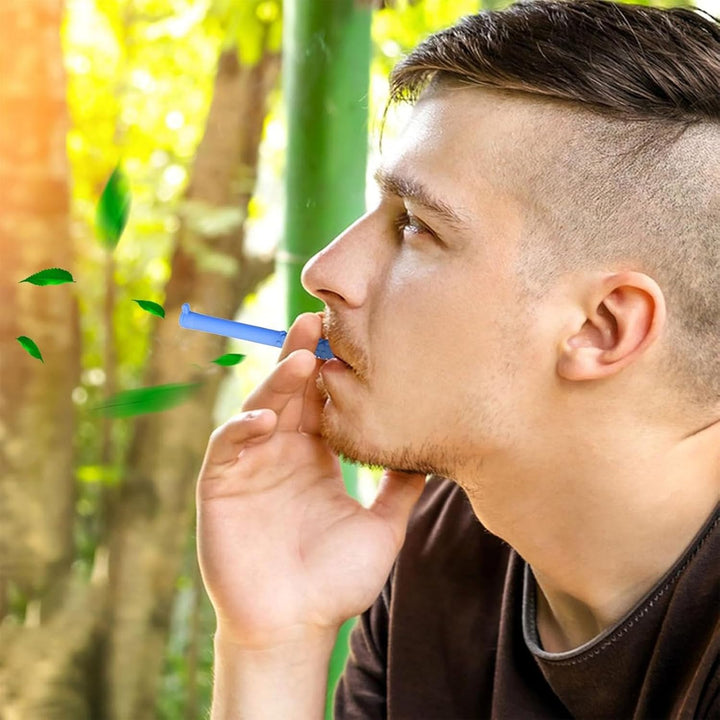 3 PCS Chewable Breathers, Silicone Chewing Sticks, Pink Strawberry, Green Orange, Blue Mint, Portable for Everyday Use, Natural Focusing, Chewable Puffer for Focus & Clear Respiratory Function