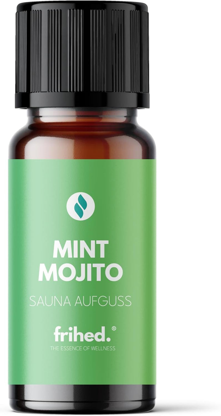 Frihed. Sauna Infusion Mini - Highly Concentrated Sauna Oil - Sample Size - Long-Lasting Fragrance - Made in Lüneburg - 10 Ml Glass Bottle (Pine, Mountain Pine, Eucalyptus)