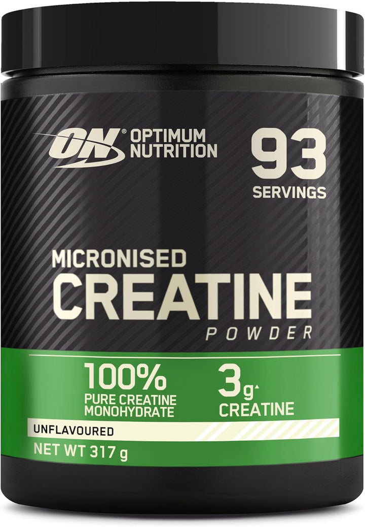 Micronised Creatine Powder, 100% Pure Creatine Monohydrate Powder for Performance and Muscle Power, Unflavoured Shake, 186 Servings, 634 G