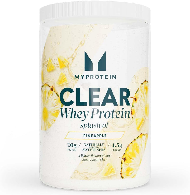 Clear Whey Protein Isolate Powder - Peach Tea - 488G - 20 Servings - Cool and Refreshing Whey Protein Shake Alternative - 20G Protein and 4G BCAA per Serving
