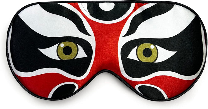 100% Silk Sleep Mask with Adjustable Strap,Comfortable and Super Soft Eye Mask Ultimate Sleeping Aid,Blindford Golden Moon